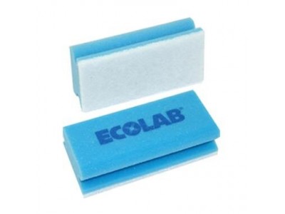 POLIFIX ABRASIVE SPONS BLAUW 10ST. ECOLAB