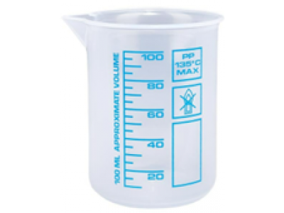 BEKER STERIPLAST GEGRADUEERD 100ML