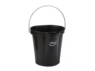 VIKAN EMMER ZWART 6L