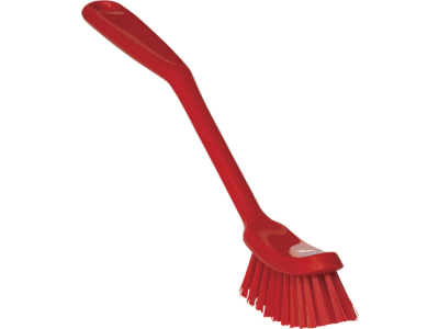 VIKAN AFWASBORSTEL MEDIUM ROOD 29CM