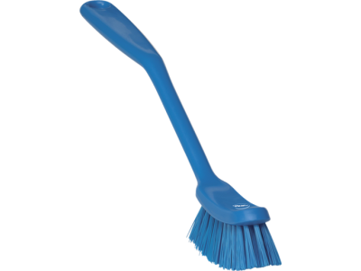 VIKAN AFWASBORSTEL MEDIUM BLAUW 29CM