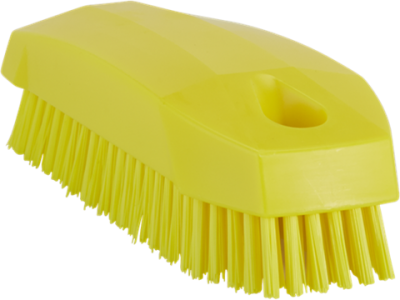 VIKAN NAGELBORSTEL HARD GEEL 11,5CM