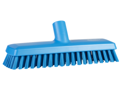 VIKAN SCHUURBORSTEL MET WATERDOORVOER BLAUW 30CM (1)