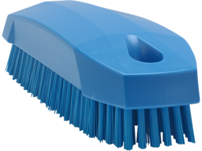 VIKAN NAGELBORSTEL HARD BLAUW 11,5CM (1)