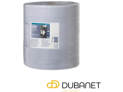 TORK INDUSTRIAL WIPING PAPER 37CM X 340M 3L BLAUW 128407