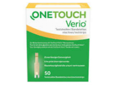 ONE TOUCH VERIO 50 TESTSTRIPS GLUCOSE