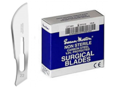 SW M MESJES 22 BLAUW 100ST