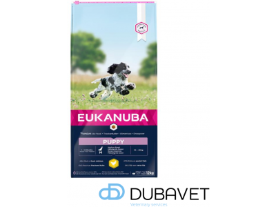 EUKANUBA PUPPY MEDIUM KIP 12KG