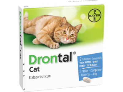 Drontal Cat 2 tabletten (Klein)