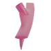 VIKAN EENBLADIGE VLOERWISSER ROZE 50CM (1)