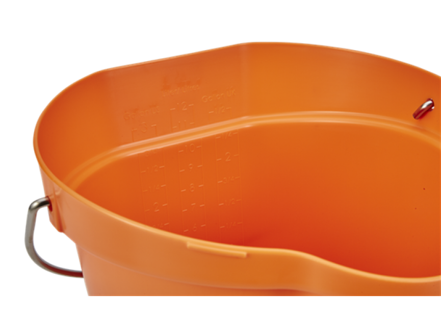 VIKAN EMMER 12L ORANJE (2)