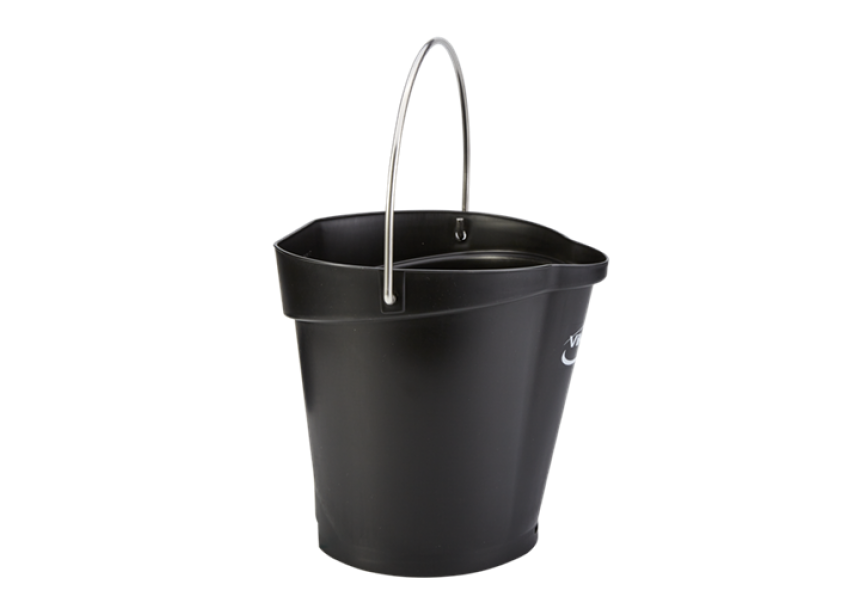 VIKAN EMMER ZWART 6L (6)