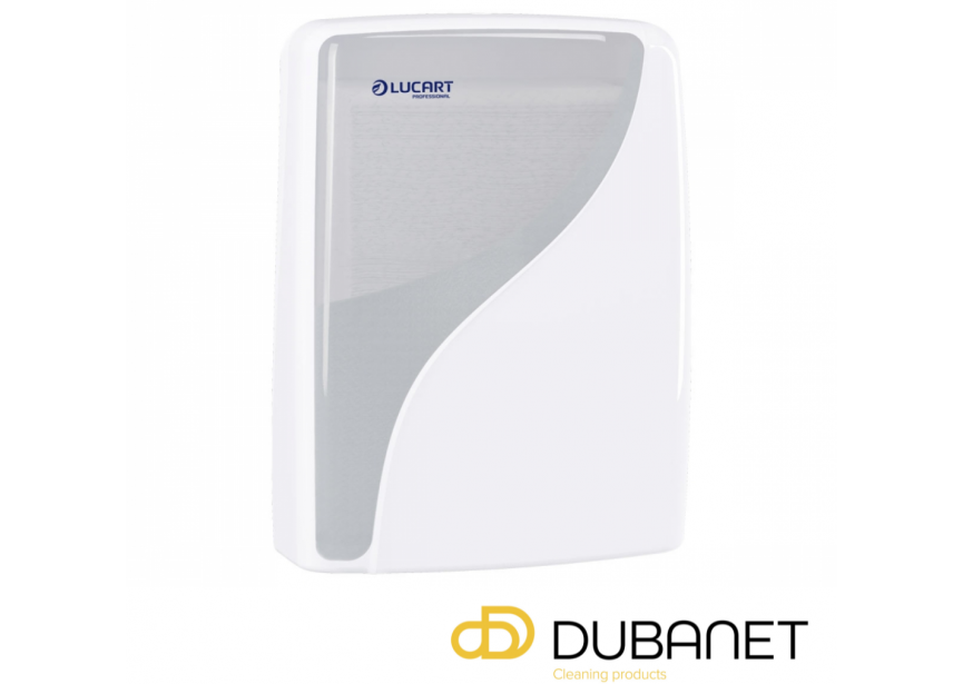 LUCART DISPENSER SLIM HANDDOEK WIT 892986
