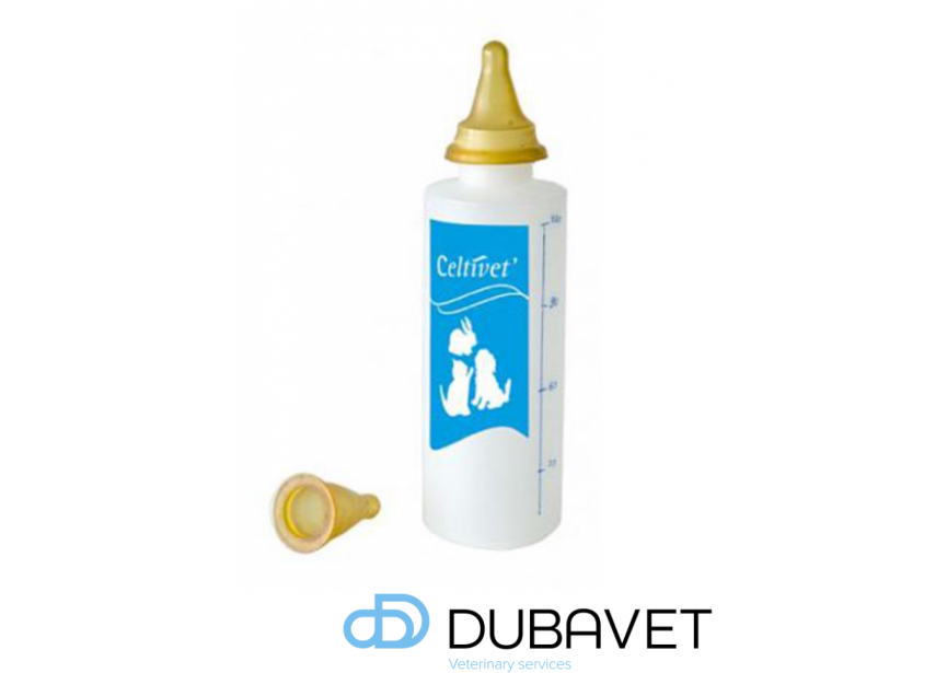 ZUIGFLES PUPPY PLASTIEK MET SPEEN 60ML