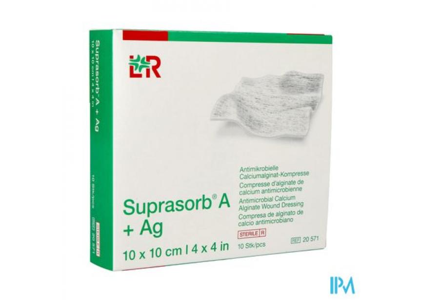 Suprasorb A+AG 10cm x 10cm 149266