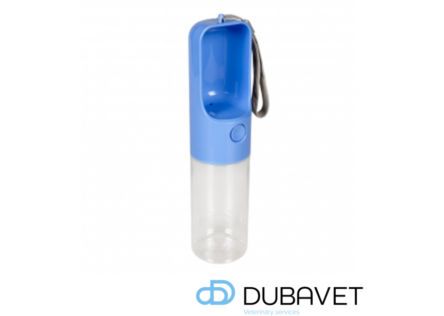 DRINKFLES BLAUW VOOR HONDEN 450ML