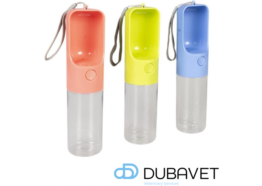DRINKFLES BLAUW VOOR HONDEN 450ML (2)
